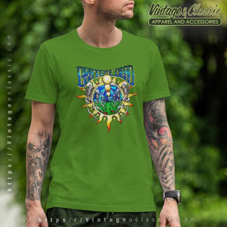 Grateful Dead Shirt Summer Tour 1991 Suns And Skeletons T Shirt Grateful Dead Shirt Summer Tour 1991 Suns And Skeletons T Shirt