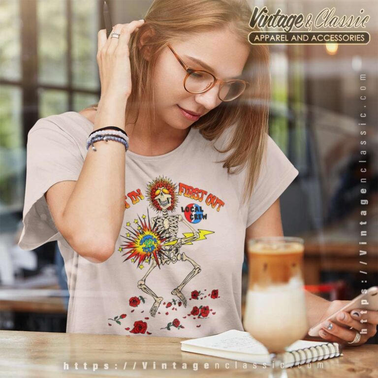 Grateful Dead Shirt Summer Tour Local Crew 1992 Women TShirt Grateful Dead Shirt Summer Tour Local Crew 1992 Women TShirt
