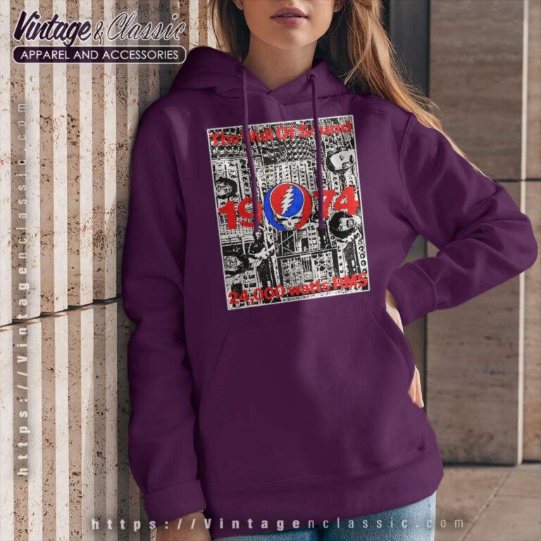 Grateful Dead Shirt The Wall Of Sound 1990 Hoodie Grateful Dead Shirt The Wall Of Sound 1990 Hoodie