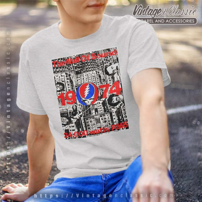 Grateful Dead Shirt The Wall Of Sound 1990 T Shirt Grateful Dead Shirt The Wall Of Sound 1990 T Shirt