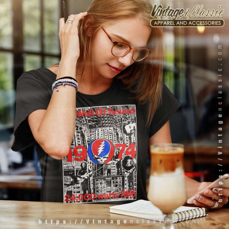 Grateful Dead Shirt The Wall Of Sound 1990 Women TShirt Grateful Dead Shirt The Wall Of Sound 1990 Women TShirt