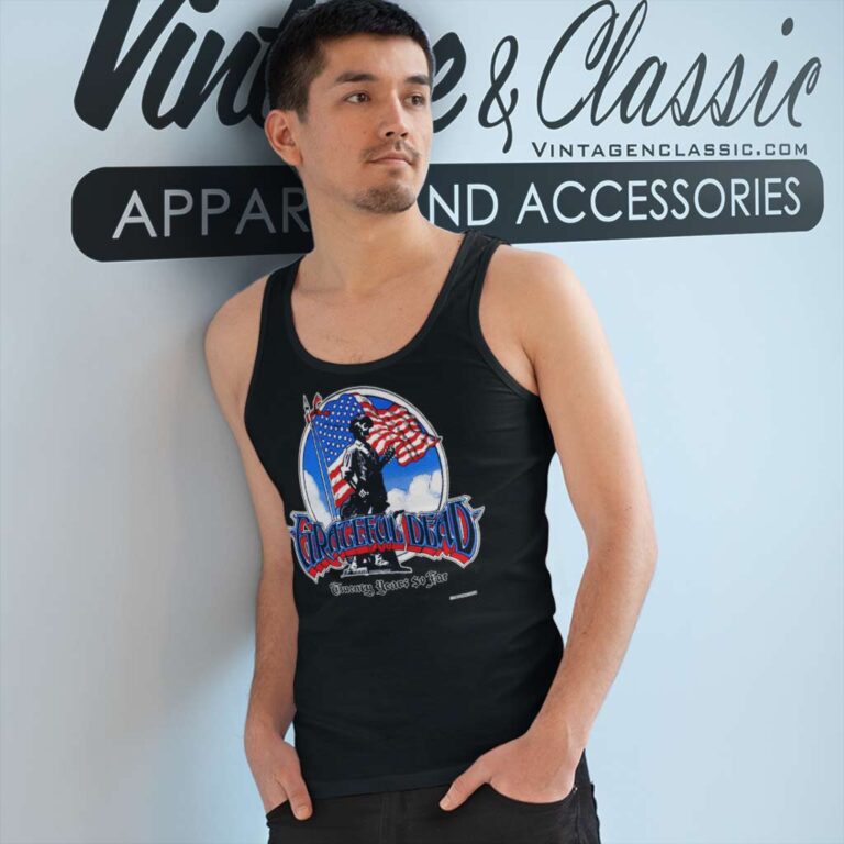 Grateful Dead Shirt Twenty Years So Far Tank Top Racerback Grateful Dead Shirt Twenty Years So Far Tank Top Racerback