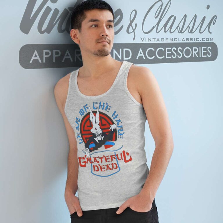 Grateful Dead Shirt Year Of The Hare Concert Tank Top Racerback Grateful Dead Shirt Year Of The Hare Concert Tank Top Racerback