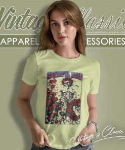 Grateful Dead Skeleton Roses Women T Shirt