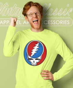 Grateful Dead Skull Logo Long Sleeve Tee