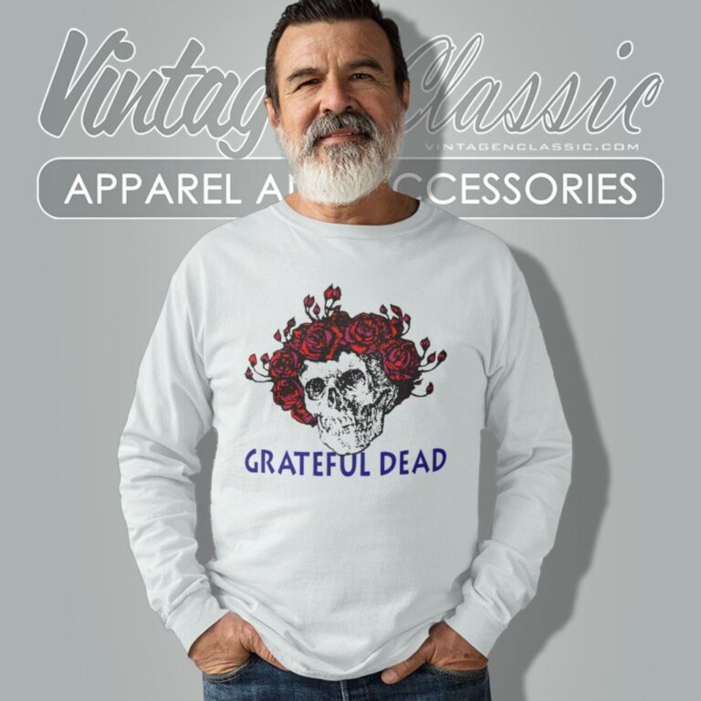 Grateful Dead Skull Roses Long Sleeve Tee Grateful Dead Skull Roses Long Sleeve Tee