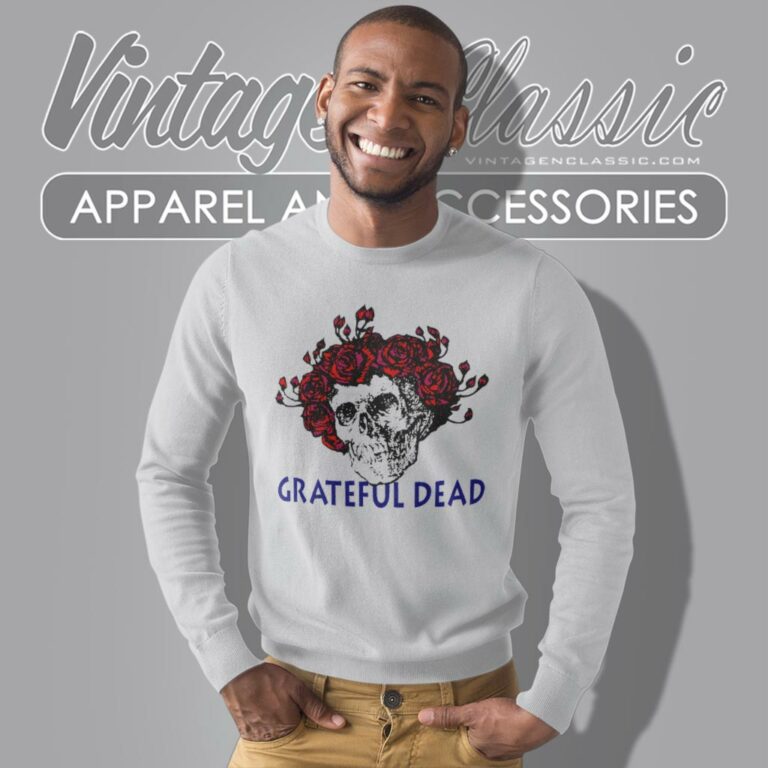 Grateful Dead Skull Roses Sweatshirt Grateful Dead Skull Roses Sweatshirt