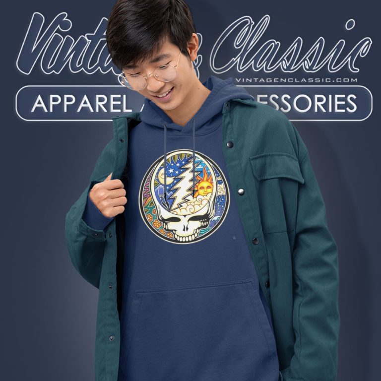 Grateful Dead Skull Sun And Moon Hoodie Grateful Dead Skull Sun And Moon Hoodie