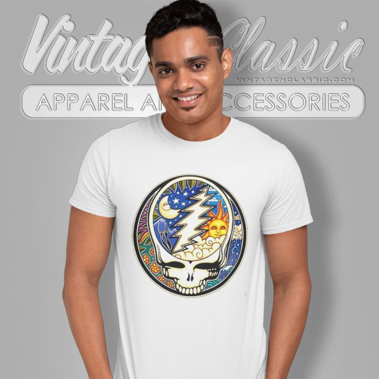 Grateful Dead Skull Sun And Moon T Shirt Grateful Dead Skull Sun And Moon T Shirt