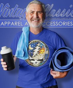 Grateful Dead Skull Sun And Moon V Neck TShirt