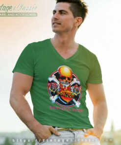 Grateful Dead Skull V Neck TShirt