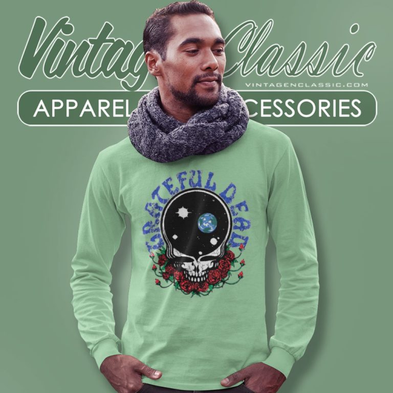Grateful Dead Space Face Long Sleeve Tee Grateful Dead Space Face Long Sleeve Tee