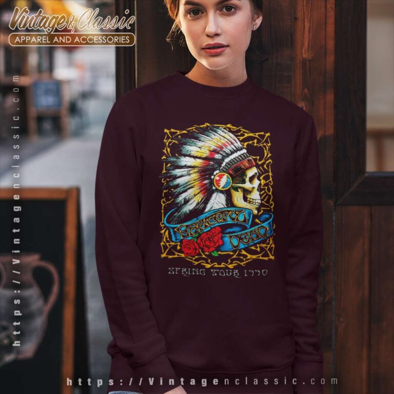 Grateful Dead Spring Tour 1990 Sweatshirt Grateful Dead Spring Tour 1990 Sweatshirt