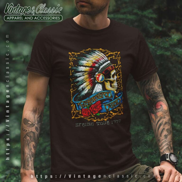 Grateful Dead Spring Tour 1990 T Shirt Grateful Dead Spring Tour 1990 T Shirt