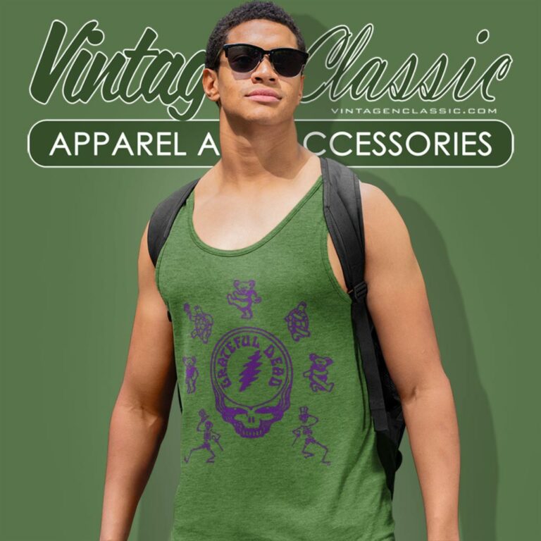 Grateful Dead Steal Your Face Tank Top Racerback Grateful Dead Steal Your Face Tank Top Racerback