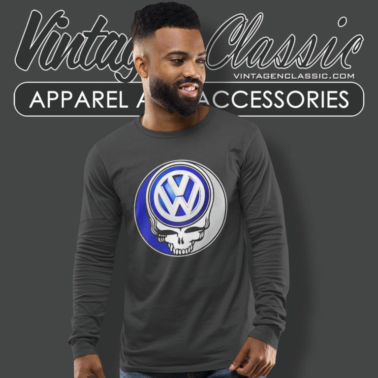 Grateful Dead Steal Your Face Vw Volkswagen Logo Long Sleeve Tee Grateful Dead Steal Your Face Vw Volkswagen Logo Long Sleeve Tee