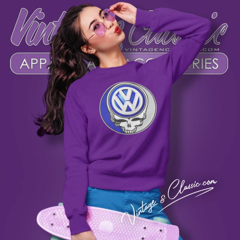 Grateful Dead Steal Your Face Vw Volkswagen Logo Sweatshirt Grateful Dead Steal Your Face Vw Volkswagen Logo Sweatshirt