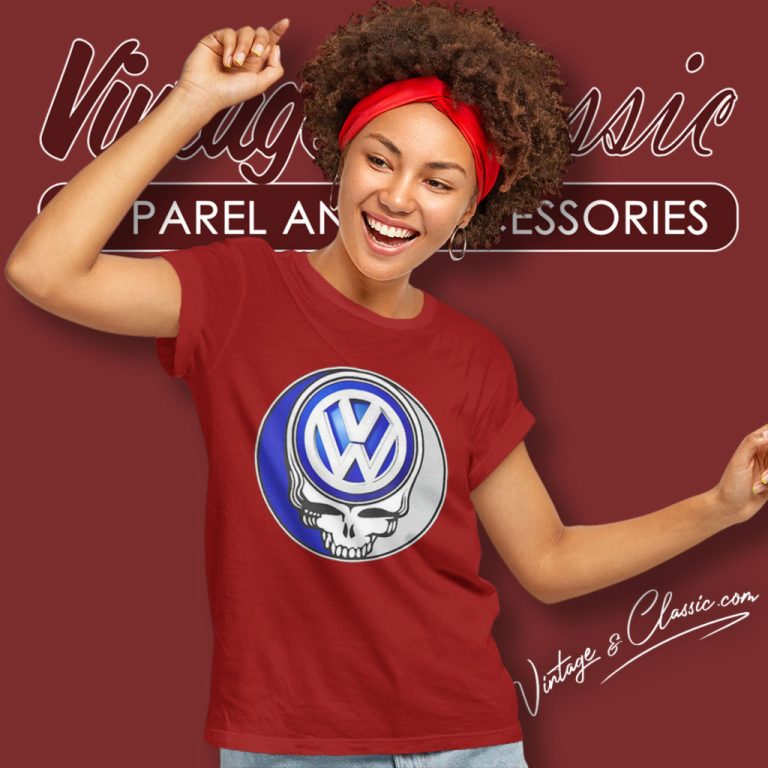 Grateful Dead Steal Your Face Vw Volkswagen Logo Women T Shirt Grateful Dead Steal Your Face Vw Volkswagen Logo Women T Shirt