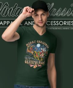 Grateful Dead Steal Your Sleigh V Neck TShirt