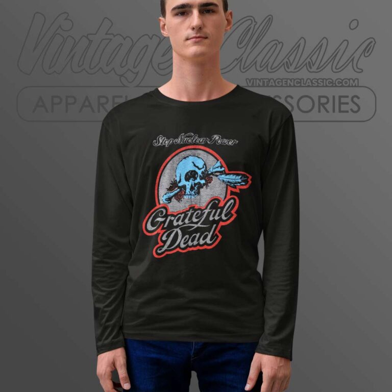 Grateful Dead Stop Nuclear Power Long Sleeve Tee Grateful Dead Stop Nuclear Power Long Sleeve Tee