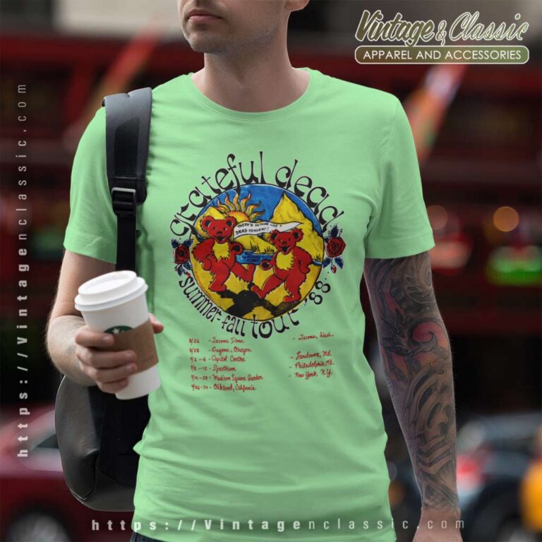 Grateful Dead Summer Fall Tour T Shirt Grateful Dead Summer Fall Tour T Shirt