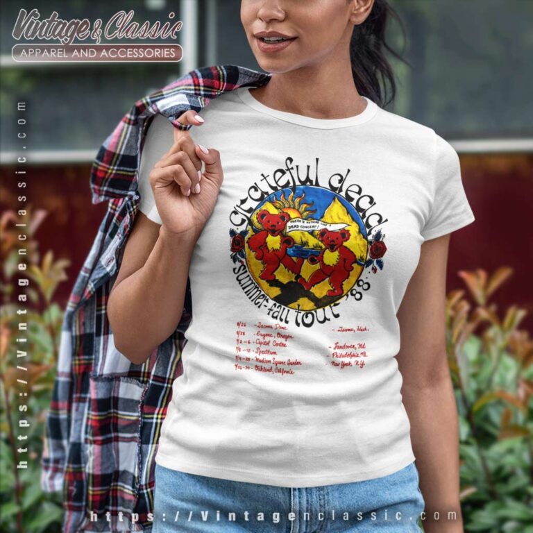 Grateful Dead Summer Fall Tour Women TShirt Grateful Dead Summer Fall Tour Women TShirt