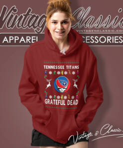 Grateful Dead Tennessee Titans Ugly Christmas Hoodie
