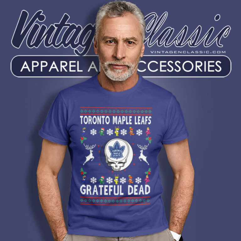 Grateful Dead Toronto Maple Leafs Ugly Christmas T Shirt Grateful Dead Toronto Maple Leafs Ugly Christmas T Shirt