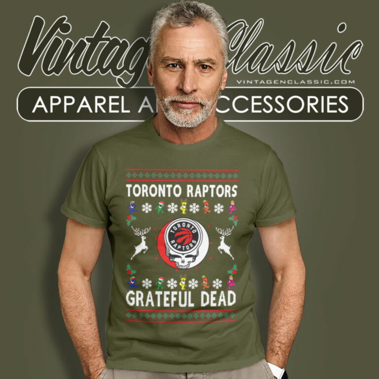Grateful Dead Toronto Raptors Ugly Christmas T Shirt Grateful Dead Toronto Raptors Ugly Christmas T Shirt