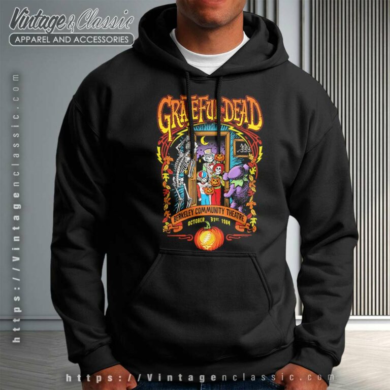 Grateful Dead Trick Or Treat Black Hoodie Grateful Dead Trick Or Treat Black Hoodie