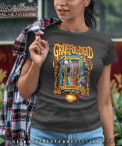 Grateful Dead Trick Or Treat Black Women TShirt