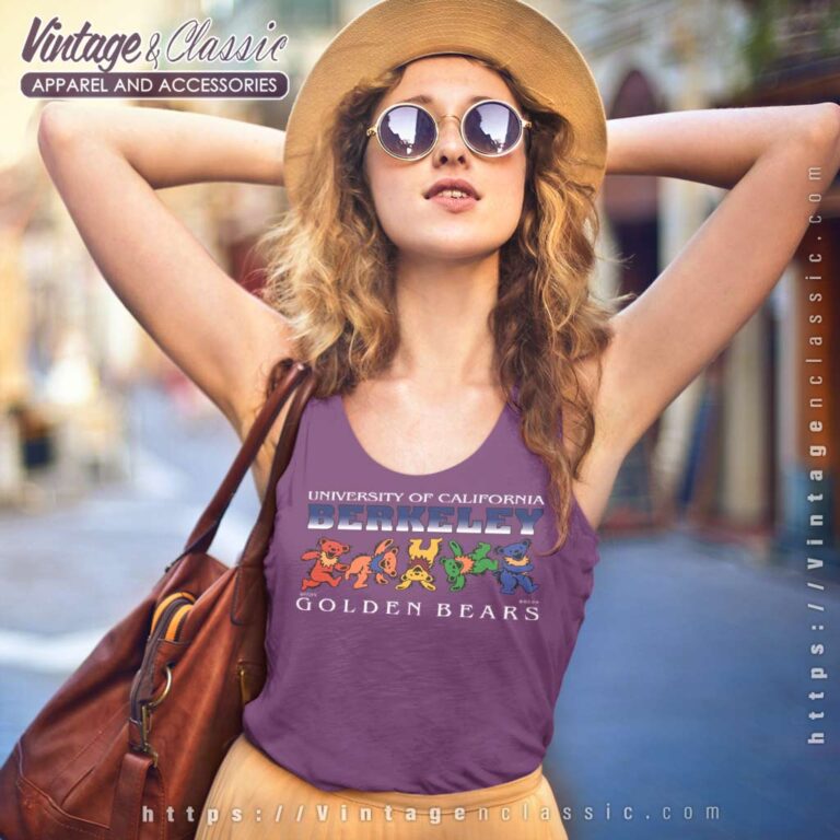 Grateful Dead Uc Berkeley Bear Tank Top Racerback Grateful Dead Uc Berkeley Bear Tank Top Racerback