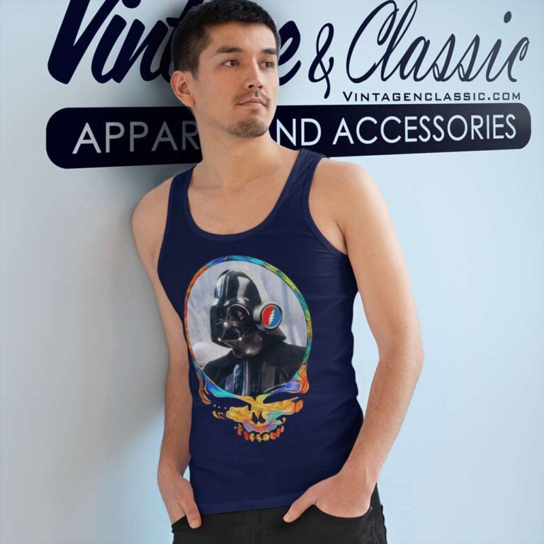 Grateful Dead Vader Star Wars Tank Top Racerback Grateful Dead Vader Star Wars Tank Top Racerback
