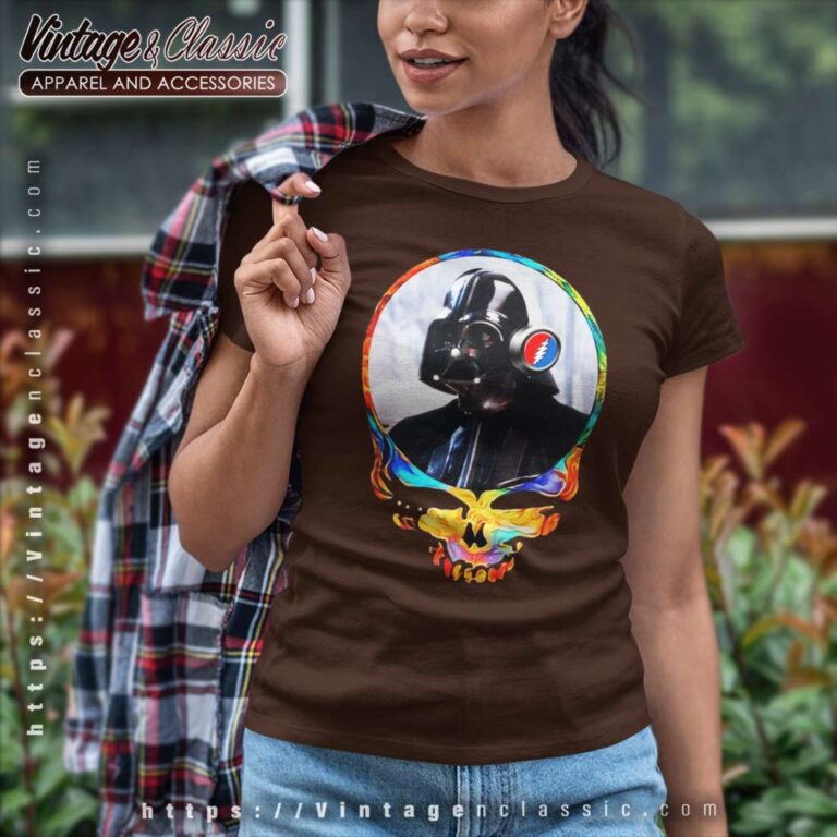 Grateful Dead Vader Star Wars Women TShirt Grateful Dead Vader Star Wars Women TShirt