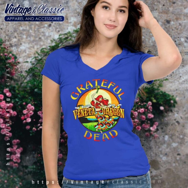 Grateful Dead Veneta Oregon V Neck TShirt Grateful Dead Veneta Oregon V Neck TShirt
