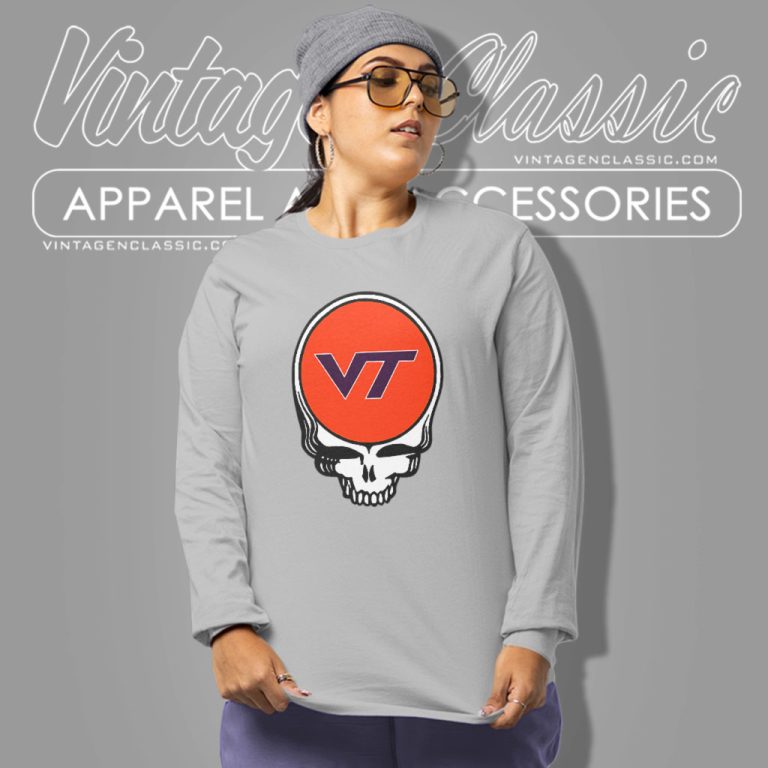 Grateful Dead Virginia Tech Hokies Long Sleeve Tee Grateful Dead Virginia Tech Hokies Long Sleeve Tee