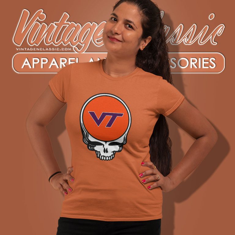 Grateful Dead Virginia Tech Hokies Women T Shirt Grateful Dead Virginia Tech Hokies Women T Shirt