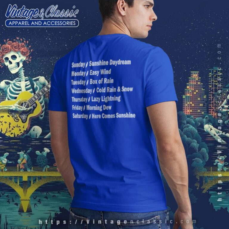 Grateful Dead Weather Report Suite T Shirt Back Grateful Dead Weather Report Suite T Shirt Back