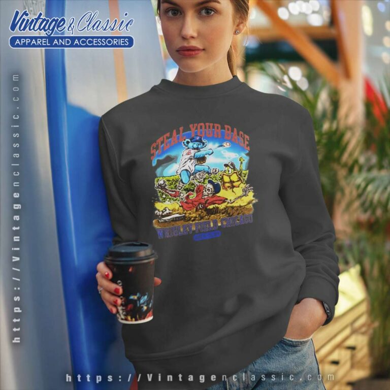 Grateful Dead Wrigley Field Chicago Sweatshirt Grateful Dead Wrigley Field Chicago Sweatshirt