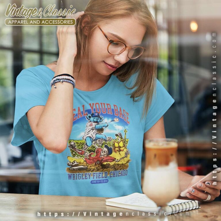 Grateful Dead Wrigley Field Chicago Women TShirt Grateful Dead Wrigley Field Chicago Women TShirt