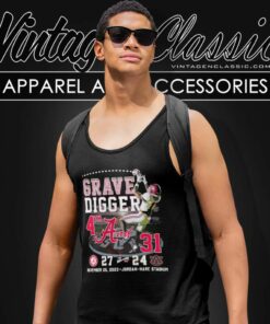 Grave Digger 4th And 31 Alabama 2023 Tank Top Racerback