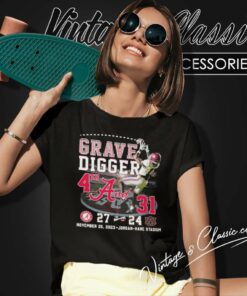 Grave Digger 4th And 31 Alabama 2023 Women TShirt