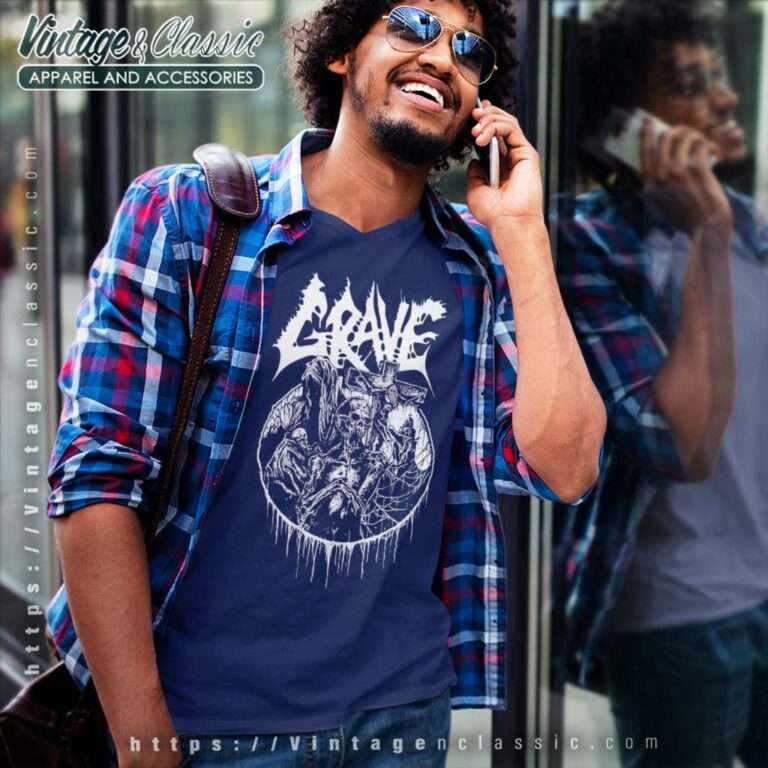 Grave Grindestroy V Neck TShirt Grave Grindestroy V Neck TShirt