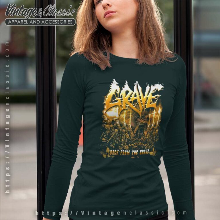 Grave Shirt Back From The Grave Long Sleeve Tee Grave Shirt Back From The Grave Long Sleeve Tee
