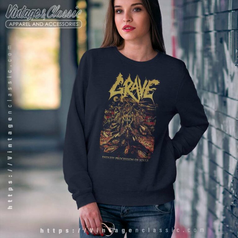 Grave Shirt Endless Procession Of Souls Sweatshirt Grave Shirt Endless Procession Of Souls Sweatshirt