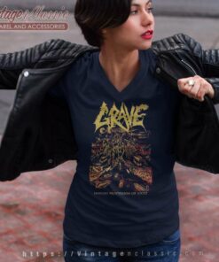 Grave Shirt Endless Procession Of Souls V Neck TShirt