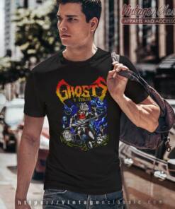 Amorphis Graveyard Ghosts N Goblins Game tshirt