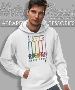 Greatful Dead Music Never Stopped Hoodie