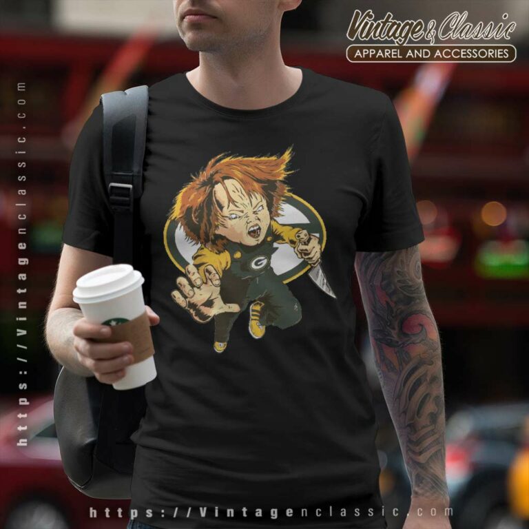 Green Bay Packer Chucky Halloween T Shirt Green Bay Packer Chucky Halloween T Shirt