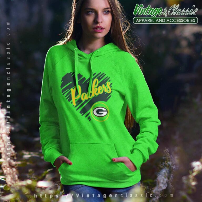 Green Bay Packer Shirt Packers Heart Hoodie Green Bay Packer Shirt Packers Heart Hoodie